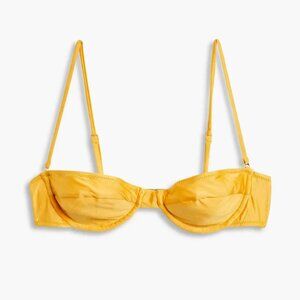 Dodo Bar Or Bikini Top emma NWT yellow (large) underwire colorful swim summer